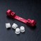 DISC.. Adjustable alum. suspension mount (-0.5-+1.0) (red)