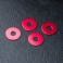 DISC.. Wheel hub spacer 0.5 (red) (4)