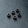 DISC.. Alum. spacer 3X5.5X4.0 (5) (black)