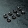 DISC.. M3 Alum. countersunk spacer (black) (8)
