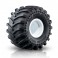 Monster truckwheels w/ monster truck tire (white)