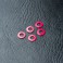 DISC.. Alum. spacer 3X5.5X0.5 (red) (5)