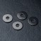 DISC.. Wheel hub spacer 1.0 (black) (4)