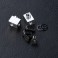 DISC.. Alum. short servo mount set (silver)