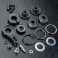 DISC.. Alum. 8-adjusting servo saver (black)
