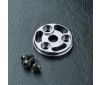 DISC.. RMX Alum. spur gear cover (silver)