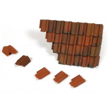 Diorama Accesories - Damaged Roof Section and Tiles