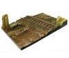 Diorama Accesories - 31x21 Country Road Cross with Railway section