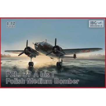 PZL37 Abis Polish Bomber Plane 1/72