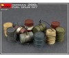 German 200 Liter Fuel Drum Set WW2 1/35