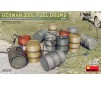 German 200 Liter Fuel Drum Set WW2 1/35