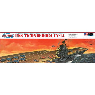 USS Ticonderoga Carrier CV14  1/500