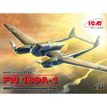 FW 189A-1, WWII German Recon. 1/72
