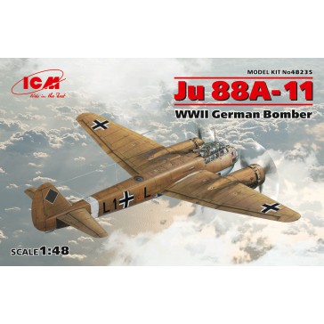 Ju 88A-11. WWII German Bomber 1/48