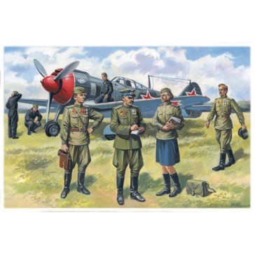 Soviet Pilots & Groundcrew 1/48