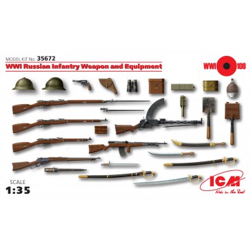 WWI Rus.Infantry Weapon+Equipm.1/35