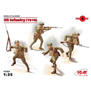 US Infantry (1918) (4 figures) 1/35