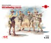 Us Infantry (1917) (4 Figures) 1/35