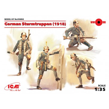 German Sturmtruppen (1918) (4) 1/35