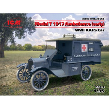 Model T 1917 Ambulance (early). WWI