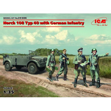 Horch 108 Typ 40 with German 1/35