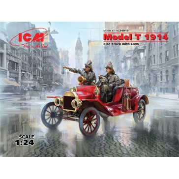 Model T 1914 Fire Truck with Crew