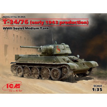 T34-76 Early WWII Soviet Med. 1/35