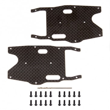 RC8B3.1 FT GRAPHITE ARM STIFFENERS - REAR