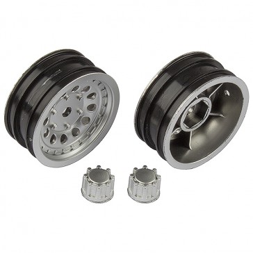 CR12 WHEEL SET SATIN SILVER