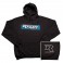 DISC.. W19 PULLOVER HOODIE BLACK (XLARGE)