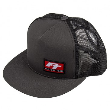 FACTORY TEAM LOGO TRUCKER HAT/ CAP FLAT BILL