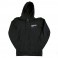 DISC.. TRI ZIP-UP HOODIE BLACK (XXL)