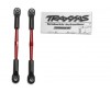 Turnbuckles, aluminum (red-anodized), toe links, 61mm (2)(as