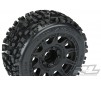 BADLANDS 3.8 MOUNTED ON BLACK RAID 8x32 REM. HEX WHEELS 17MM