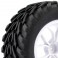 1/10 MEGA-V TRUCK TYRE MOUNTED ON 12-SPOKE (12mm HEX)