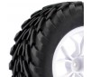 1/10 MEGA-V TRUCK TYRE MOUNTED ON 12-SPOKE (12mm HEX)