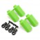 DISC.. SHOCK SHAFT GUARDS for TRAXXAS 1/10th SCALE SHOCKS - GREEN