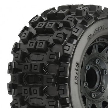 BADLANDS MX28 2.8" All TER. TYRES BLK RAID WHEEL 6x30