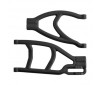 EXTENDED LEFT REAR A-ARMS FOR TRAXXAS SUMMIT & REVO - BLACK