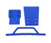 FRONT BUMPER & SKID PLATE FOR TRAXXAS SLASH 4x4 - BLUE