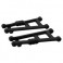 BLACK REAR A-ARMS FOR TRAXXAS ELECTRIC STAMPEDE OR RUSTLER