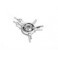 DISC.. Metal Swash v2 w/ Steel Ball Links & Rear AR Pin-Silver (MCPX)