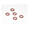 DISC.. JOINT SILICONE 4.5X6.6MM ROUGE (5PCS)