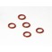 DISC.. O'RING SILICONE SS-045 4,5 x 6,6MM RED