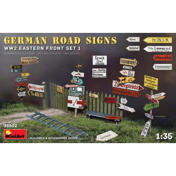 German Road Signs WW2 Easter 1 1/35