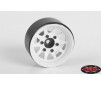 OEM 6-Lug Stamped Steel 1.55 Beadlock Wheels (White)