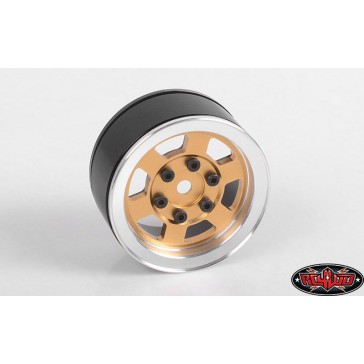 Six-Spoke 1.55 Single Internal Beadlock Wheel (Gold)