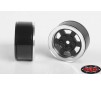 Six-Spoke 1.55 Internal Beadlock Wheels (Black)