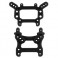 DISC.. FR & RR SHOCK TOWERS FOR RC18T/MT - BLACK