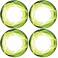XT8 Wheel Stickers Die-Cut Green